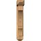 Ekena Millwork Balboa Arts and Crafts Smooth Bracket w/ Offset Brace, Western Red Cedar, 5 1/2"W x 20"D x 32"H BKT0604X20X32BOA03SWR - alternate 3